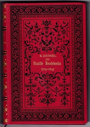 2 Bücher/2 Bände/Band I und Band II - Die Familie Mendelssohn 1729-1847. Nach Briefen und Tagebüc...