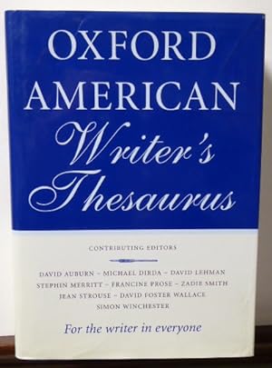 Seller image for Oxford American Writer's Thesaurus for sale by RON RAMSWICK BOOKS, IOBA