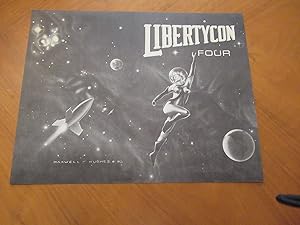 Immagine del venditore per (Science Fiction Art) Poster For Libertycon Four, 1990 venduto da Arroyo Seco Books, Pasadena, Member IOBA