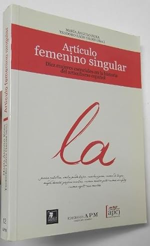 Imagen del vendedor de Artculo femenino singular a la venta por Librera Mamut