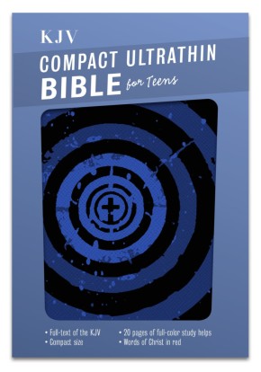 Bild des Verkufers fr KJV Compact Ultrathin Bible for Teens, Blue Vortex LeatherTouch zum Verkauf von ChristianBookbag / Beans Books, Inc.