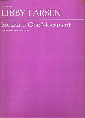 Seller image for Sonata in One Movement on "Kalenda Maya" for Organ for sale by Snow Crane Media
