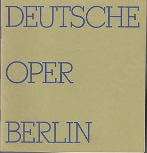 Imagen del vendedor de Deutsche Oper. Cavalleria Rusticana / Der Bajazzo. Spielzeit 1972 / 1973, Heft 9. Zu 1) Inszenierung: Nikolaus Sulzberger. Mit: Annabelle Bernard, Franco Tagliavini, Linda Matousek, Gerd Feldgoff, Anita Freitag // Zu 2) Insz.: Winfried Bauernfeind. Mit: Wen Hsiu Wu, Lucy Peacock, Licinio Montefusco, David Knutson, George Fortune, Cornelis van Dijk, Josef Becker und Axel Pridat. - Weiterer Inhalt: Dietrich Steinbeck: Operndramaturgie und Gesellschaft II / W. H. Auden: CAV und PAG. a la venta por Antiquariat Carl Wegner