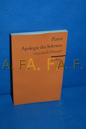 Seller image for Apologie des Sokrates : griechisch / deutsch (Reclams Universal-Bibliothek 8315) for sale by Antiquarische Fundgrube e.U.