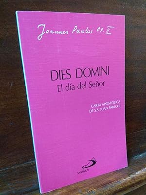 Imagen del vendedor de Dies Domini El da del Seor a la venta por Libros Antuano