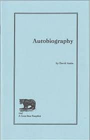 Bild des Verkufers fr Autobiography. A Great Bear Pamphlet zum Verkauf von studio montespecchio