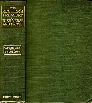 Imagen del vendedor de The Reciter's Treasury of Irish Verse and Prose a la venta por Pendleburys - the bookshop in the hills