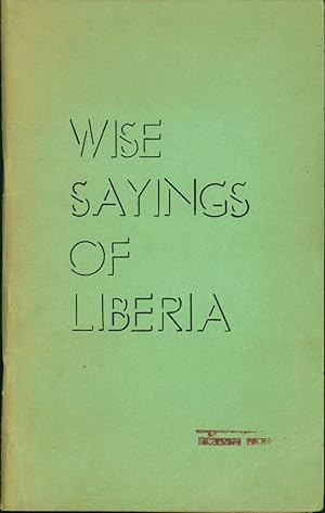 Wise Sayings of Liberia