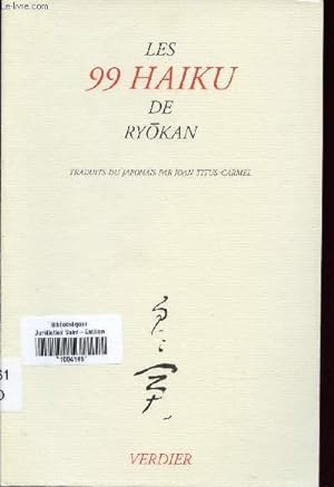 Seller image for LES 99 HAIKU DE RYOKAN for sale by Le-Livre