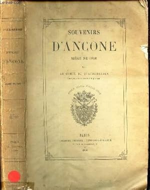 Seller image for SOUVENIRS D'ANCONE - SIEGE DE 1860. for sale by Le-Livre
