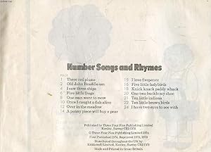 Seller image for NUMBER SONGS AND RHYMES (PHOTOCOPIES) for sale by Le-Livre