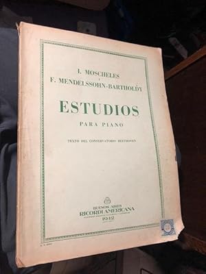 Image du vendeur pour Estudios Para Piano mis en vente par Ocean Tango Books