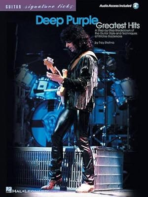 Seller image for Deep Purple - Greatest Hits a Step-By-Step Breakdown of the Guitar Style and Techniques of Ritchie Blackmore Book/Online Audio for sale by AHA-BUCH GmbH