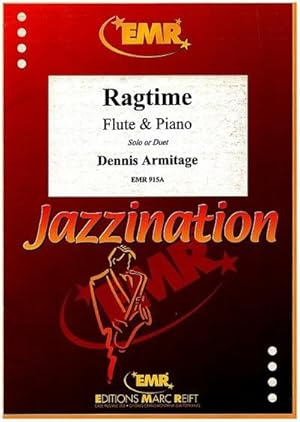 Bild des Verkufers fr Ragtimefor 1-2 flutes and piano (guit., bass, drums ad lib.) : jazzination volume 1 zum Verkauf von AHA-BUCH GmbH