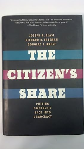 Bild des Verkufers fr The Citizen's Share: Putting Ownership Back into Democracy zum Verkauf von Early Republic Books