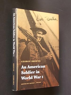 Bild des Verkufers fr An American Soldier in World War I zum Verkauf von Bookworks [MWABA, IOBA]