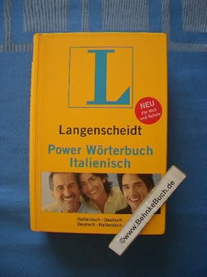 Immagine del venditore per Langenscheidt, Power-Wrterbuch Italienisch : Italienisch-Deutsch, Deutsch-Italienisch. [Projektleitung: Rachele Zoli-Sudbrock .] venduto da Antiquariat BehnkeBuch