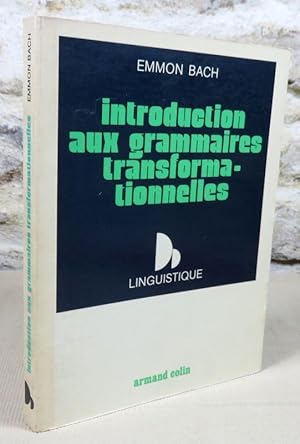 Image du vendeur pour Introduction aux grammaires transformationnelles. mis en vente par Latulu