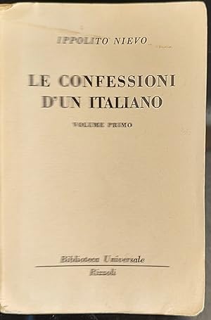 Immagine del venditore per Le Confessioni d'un Italiano venduto da Shore Books