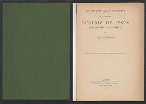 EL EPISTOLARIO INEDITO DE LA VENERABLE BEATRIZ DE JESUS.