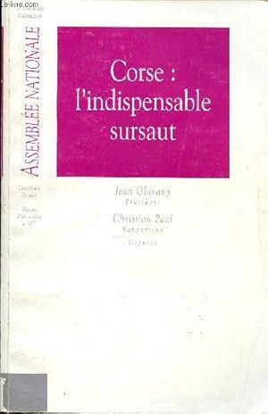 Immagine del venditore per CORSE: L'INSDISPENSABLE SURSAUT - N1077 venduto da Le-Livre