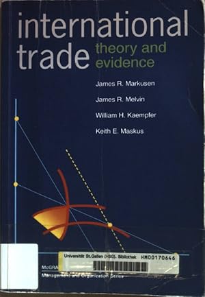 Immagine del venditore per International Trade: Theory and Evidence. venduto da books4less (Versandantiquariat Petra Gros GmbH & Co. KG)