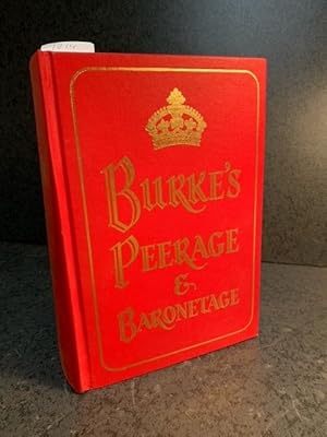 Burke's peerage and baronetage, edition 105 (1970, 3rd impression 1978, or 4th impression 1980]