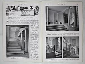 Original Issue of Country Life Magazine Dated June 24th 1933 with Main Feature on North House in ...