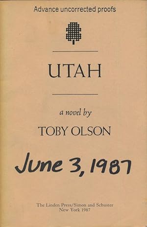 Seller image for Utah A Novel for sale by Good Books In The Woods