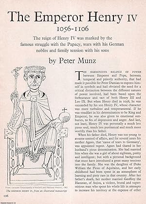 Imagen del vendedor de The Emperor Henry IV 1056-1106. An original article from History Today magazine, 1967. a la venta por Cosmo Books