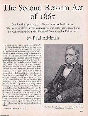 Seller image for The Second Reform Act of 1867. An original article from History Today magazine, 1967. for sale by Cosmo Books