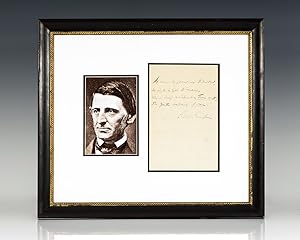 Ralph Waldo Emerson Autographed Signed Letter.