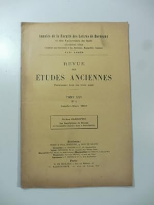 Les inscription de Doucen et l'occupation romaine dans le Sud-Algerien