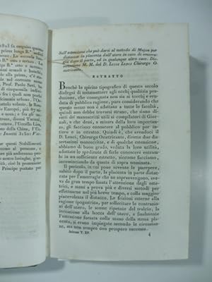 Sull'estensione che puo' darsi al metodo di Mojon per distaccare la placenta.(Segue): Degli accid...