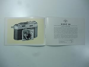 Quel appareil choisir. Agfa Camera Werk MÃ¼nchen. Catalogo pubblicitario anni Cinquanta