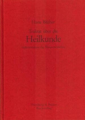 Imagen del vendedor de Traktat ber die Heilkunde insbesondere die Neurosenlehre nebst dem zugehrigen Kapitel "Theophrastus Paracelsus und Samuel Hahnemann als nobilitierende Genien der Medizin" aus der "Achse der Natur". a la venta por Occulte Buchhandlung "Inveha"