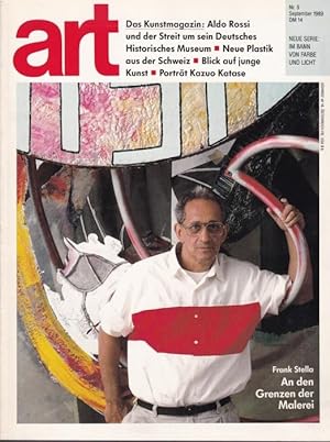 Bild des Verkufers fr art - Das Kunstmagazin Nr. 9 / 1989: Frank Stella: An der Grenzen der Malerei. zum Verkauf von Graphem. Kunst- und Buchantiquariat