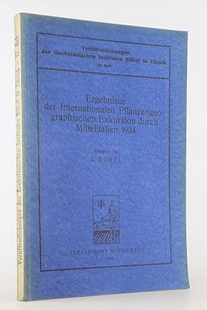 Ergebnisse der Internationalen Pflanzengeographischen Exkursion durch Mittelitalien 1934