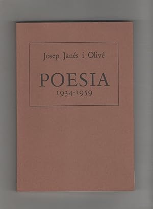 Seller image for Poesia 1934- 1959. for sale by Librera El Crabo
