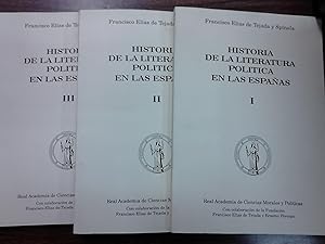 HISTORIA DE LA LITERATURA POLITICA EN LAS ESPAÑAS. Tomo I: Los Origenes de lo Español hasta el 12...