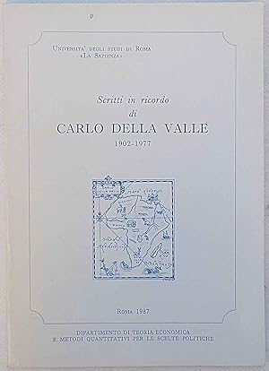 Scritti in ricordo di Carlo Della Valle. 1902 - 19