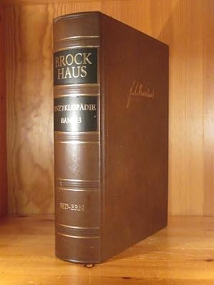 Brockhaus Enzyklopädie, 19. Auflage, Luxus-Ausgabe in Echtleder (Schafsleder),1986 - 1994, Bd. 3 ...