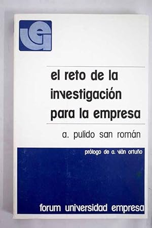 Image du vendeur pour El reto de la investigacin para la empresa mis en vente par Alcan Libros