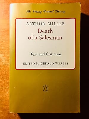 Image du vendeur pour Death of a Salesman: Text and Criticism (Viking Critical Library) mis en vente par Samson Books