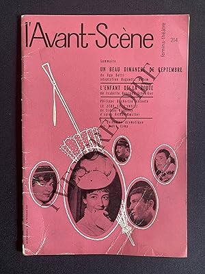 L'AVANT SCENE-THEATRE-214-15 FEVRIER 1960-UN BEAU DIMANCHE DE SEPTEMBRE-L'ENFANT DE LA ROUTE