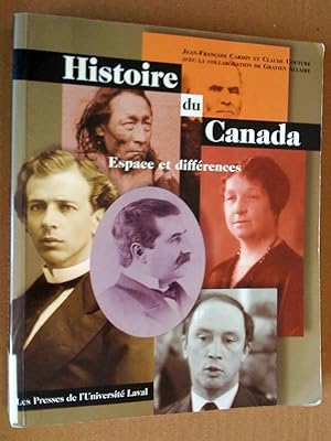 Bild des Verkufers fr Histoire du Canada: espace et diffrences zum Verkauf von Livresse