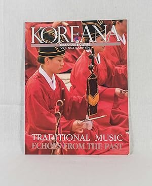 Bild des Verkufers fr Koreana: Korean Art & Culture, Vol. 8, No. 3 (Autumn 1994): "Traditional Music: Echos from the past". zum Verkauf von Versandantiquariat Waffel-Schrder