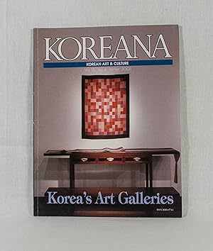 Bild des Verkufers fr Koreana: Korean Art & Culture, Vol. 15, No. 4 (Winter 2001): "Korea's Art Galleries". zum Verkauf von Versandantiquariat Waffel-Schrder
