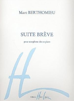 Bild des Verkufers fr Suite brve pour saxophone altoet piano zum Verkauf von AHA-BUCH GmbH