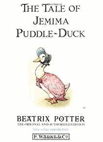 Seller image for The Tale of Jemima Puddle-Duck (The Original Peter Rabbit Books) for sale by Alpha 2 Omega Books BA